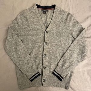 Banana Republic Extra Fine Merino Wool Gray Cardigan (Size: S)